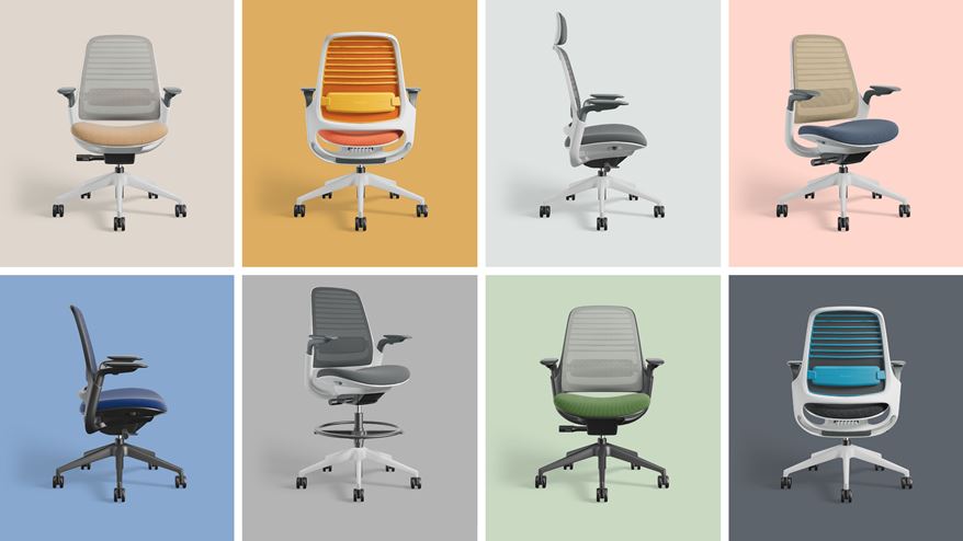 Steelcase Series 1 choices collage