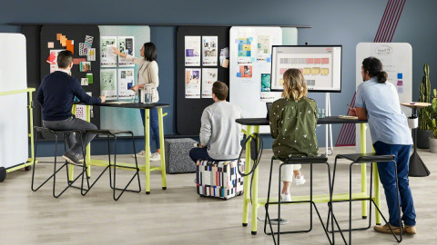 Steelcase Flex Collection team meeting