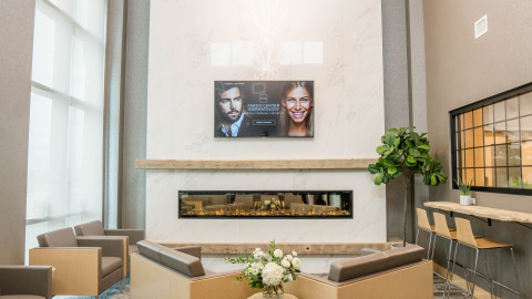 Fargo Dermatology waiting lobby