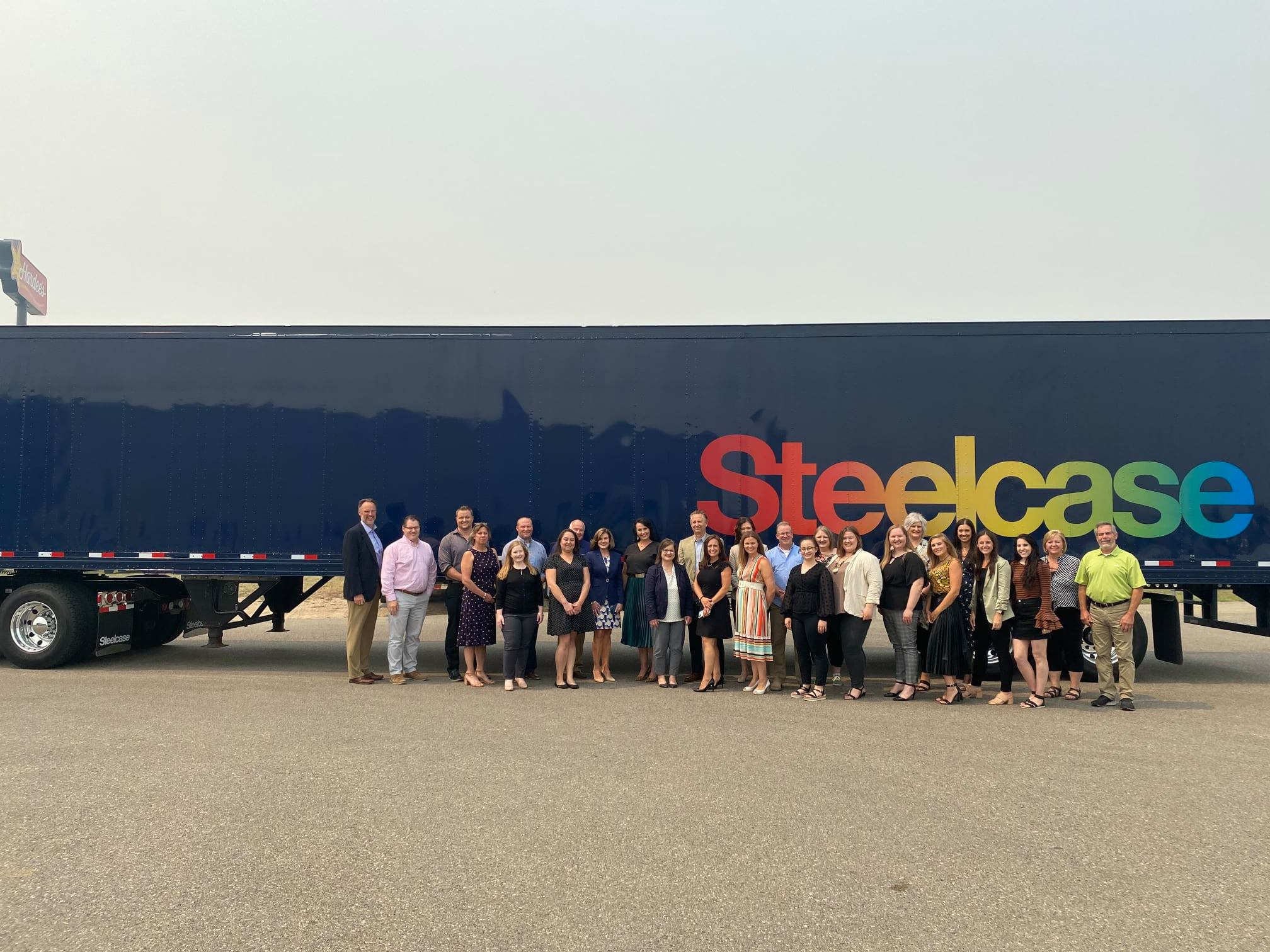 Team Steelcase Truck