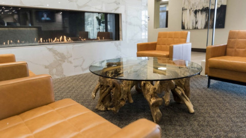 first international bank and trust reception area