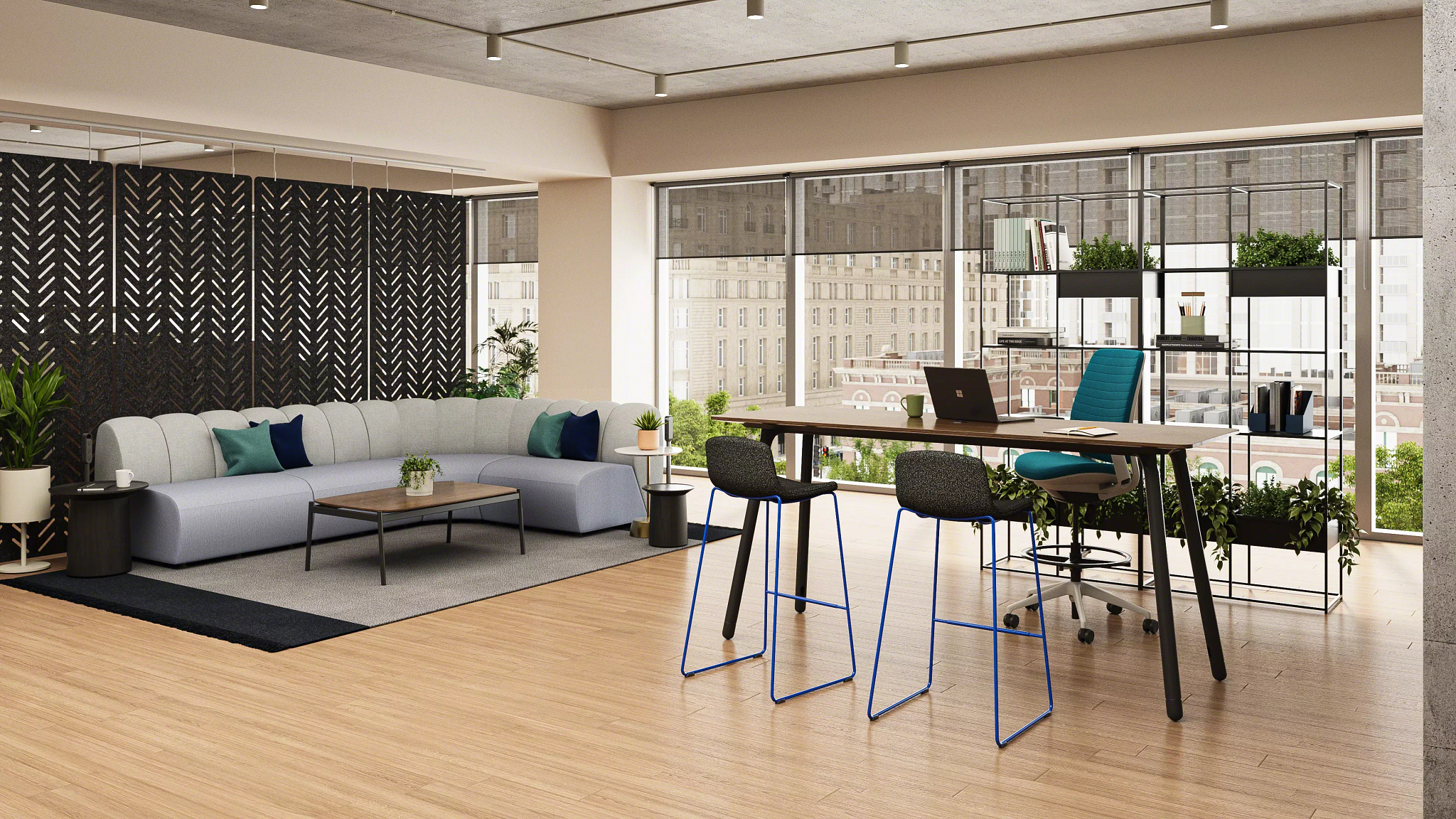 Small + Mid Size Business office environment